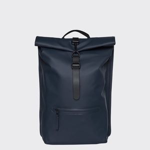 BRAND NEW with TAGS, Waterproof RAINS Navy Unisex Rolltop Rucksack Backpack
